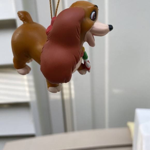 Vintage Grolier Disney Christmas Magic Ornament 26231 Lady 129 And The Tramp 130 - Picture 6 of 9